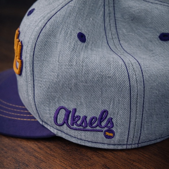 Los Angeles Gray and Purple Cap - Picture 6 of 6